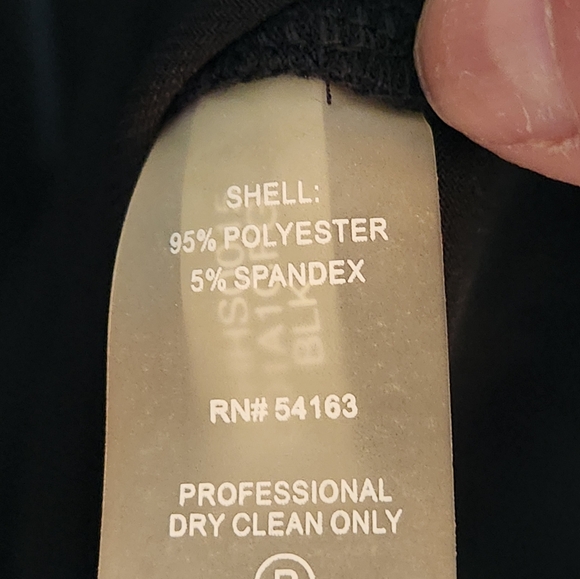 Calvin Klein Womens Black Dress with Roushing at the waist. Size 14. - Picture 4 of 5